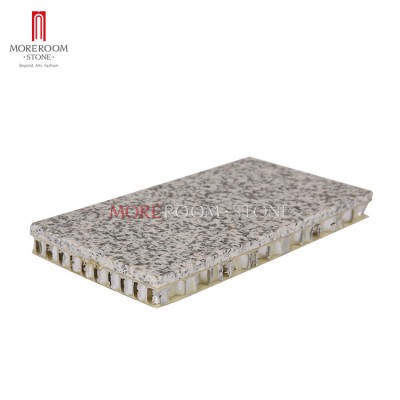 Cheap g603 white granite slabs laminated granite exterior wall